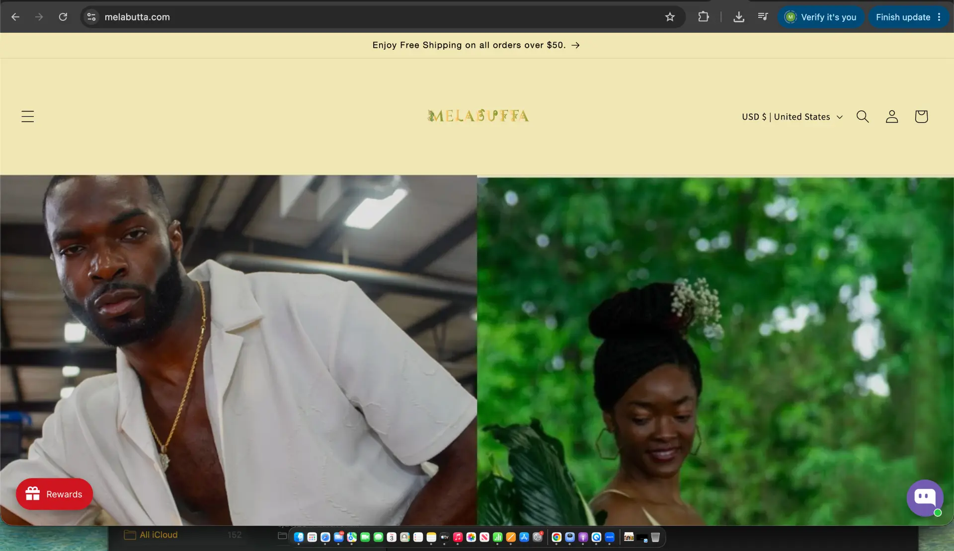 Melabutta website before the redesign